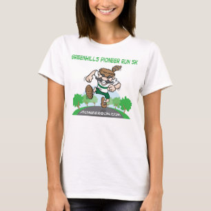 Pionier-Lauf 5K - die Leistungs-Gewebe der Frauen T-Shirt