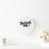 Pionier Runde Wanduhr (Zuhause)