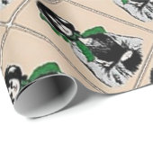 Pionierdame Geschenkpapier (Rolleneckpunkt)