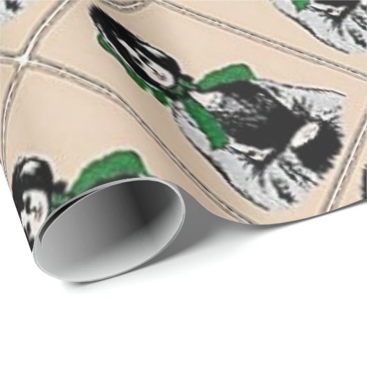 Pionierdame Geschenkpapier (Rolleneckpunkt)