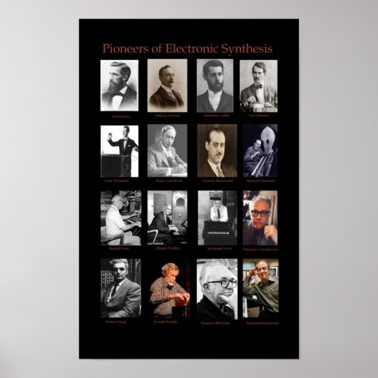 Pioniere der elektronischen Musik Poster (Vorne)