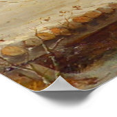 Pioniere, die einem Schneesturm trotzen und Zuhaus Poster (Ecke)