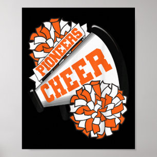 Pioniere feuern zurück zur Cheerleading-Schulspiri Poster