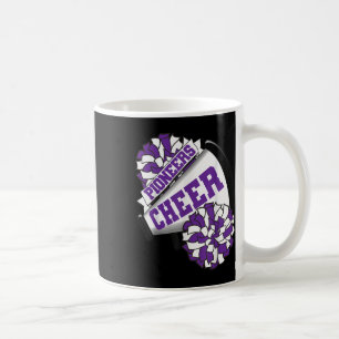 Pioniere jubeln zurück zur Cheerleading-Schulgeist Kaffeetasse