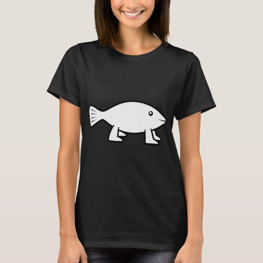 Pionierfisch [original B&W] T-Shirt (Vorderseite)