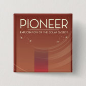 Pionierforschung des Sonnensystems Button (Vorderseite)
