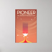 Pionierforschung des Sonnensystems Leinwanddruck (Vorderseite)