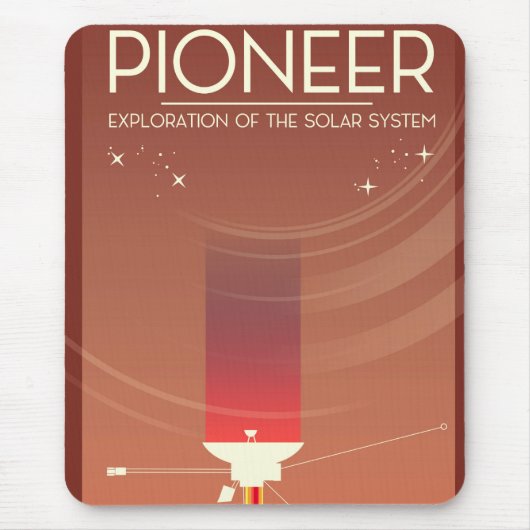 Pionierforschung des Sonnensystems Mousepad (Vorne)