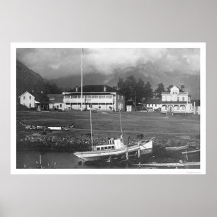 Pionierhaus Sitka, Alaska 1912 Poster