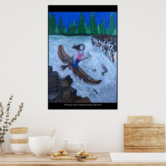 "Pionierin" Poster (Küche)