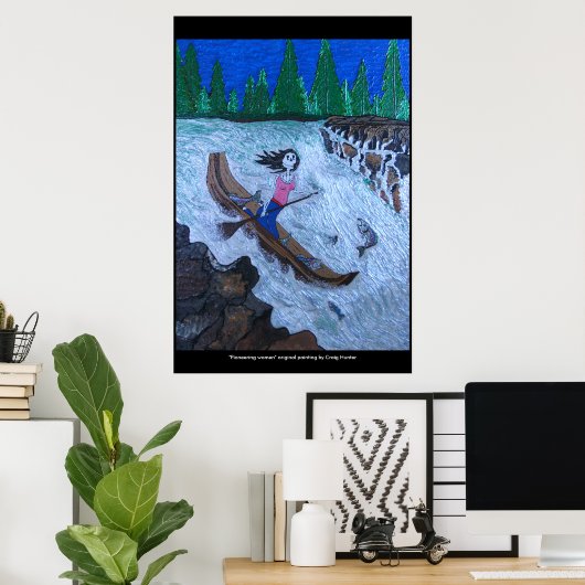 "Pionierin" Poster (Heimbüro)