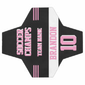 Pioniersport Fußball Briefmarken schwarz rosa pers (Flach)