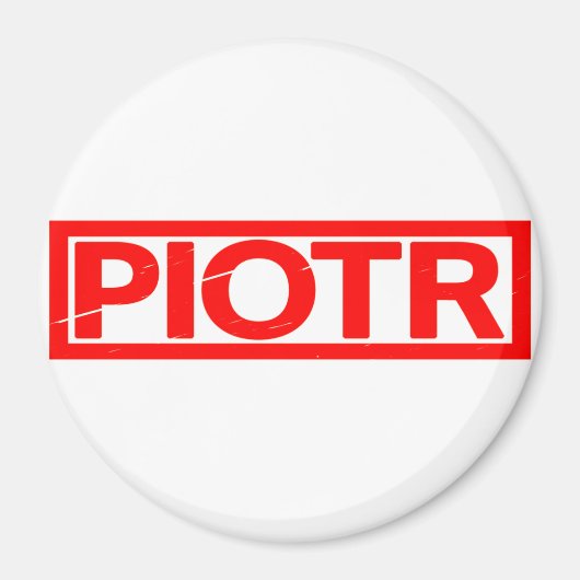Piotr-Briefmarke Magnet (Vorne)