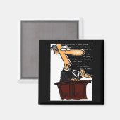 Pious Priest Limerick-lustig Magnet (Vorderseite/Rückseite)