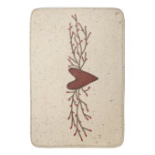 Pip Berry Heart Bath Mat Badematte (Vorderseite Vertikal)