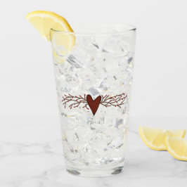 Pip Berry Heart Drink Glass Glas
