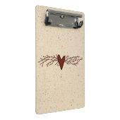 Pip Berry Heart Mini Clipboard Klemmbrett (Schrägansicht)