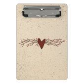 Pip Berry Heart Mini Clipboard Mini Klemmbrett (Vorderseite)