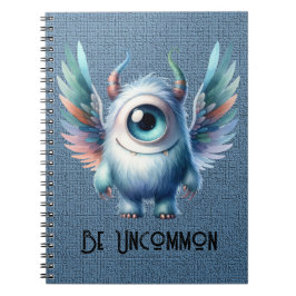Pip - Ein mit Augen Monster - Custom Spiral Notebo Notizblock