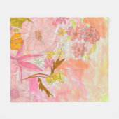 Pip Gerard Modern Fantasy Ink Garden Illustration Fleecedecke (Vorderseite (Horizontal))