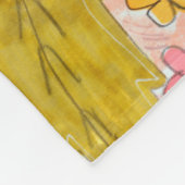 Pip Gerard Modern Fantasy Ink Garden Illustration Fleecedecke (Ecke)