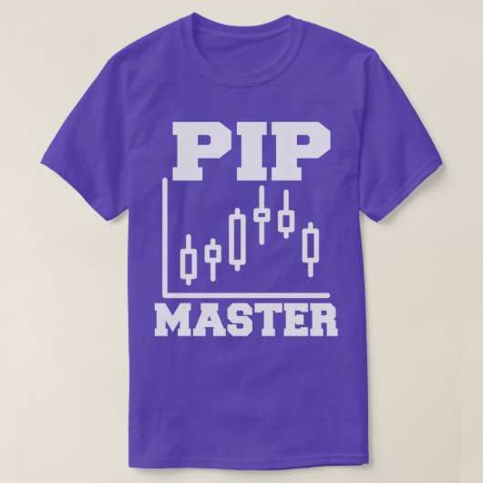 Pip Master Forex Trader T-Shirt (Design vorne)