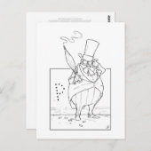 Pip Penguin Postkarte (Vorne/Hinten)