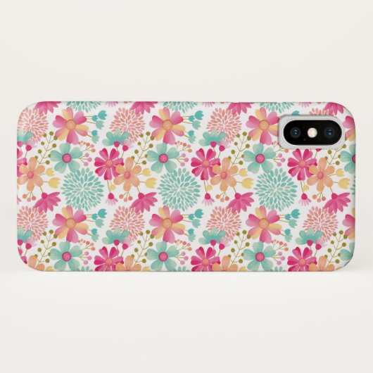 Pip Pip Hooray Painted Blumenmuster Case-Mate iPhone Hülle (Rückseite (Horizontal))