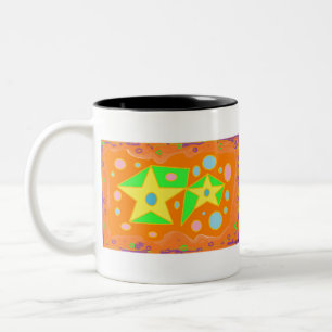 pip-Pop art-xxl Zweifarbige Tasse