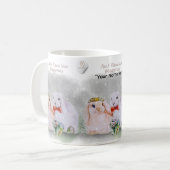 "Pipa & Marlow" Boganhues Kaffeetasse (Vorderseite Links)