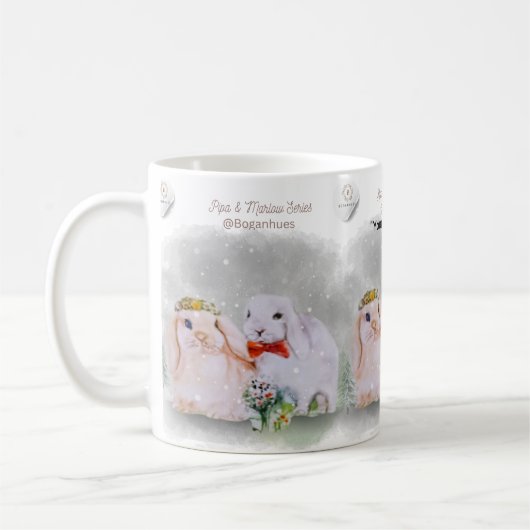 "Pipa & Marlow" Boganhues Kaffeetasse (Links)
