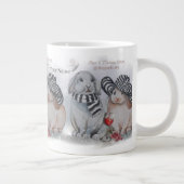 "Pipa & Marlow" Boganhues Print Jumbo-Tasse (Rechts)