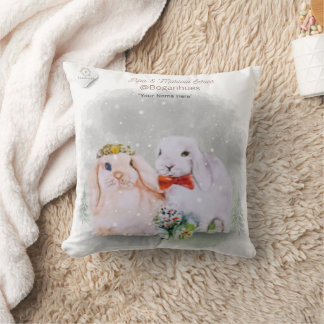 "Pipa & Marlow" Boganhues print Kissen