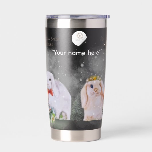 "Pipa & Marlow" Boganhues print Thermobecher (Links)