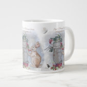 Pipa & Marlow Series Boganhues Print Jumbo-Tasse (Vorderseite Rechts)
