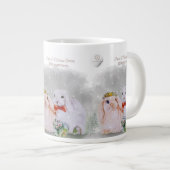 Pipa & Marlow Series Boganhues Print Jumbo-Tasse (Vorderseite Rechts)