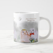 Pipa & Marlow Series Boganhues Print Jumbo-Tasse (Rechts)