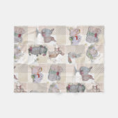 Pipa & Marlow Theme Baby Fleece Blanket (Vorderseite (Horizontal))