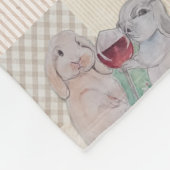 Pipa & Marlow Theme Baby Fleece Blanket (Ecke)
