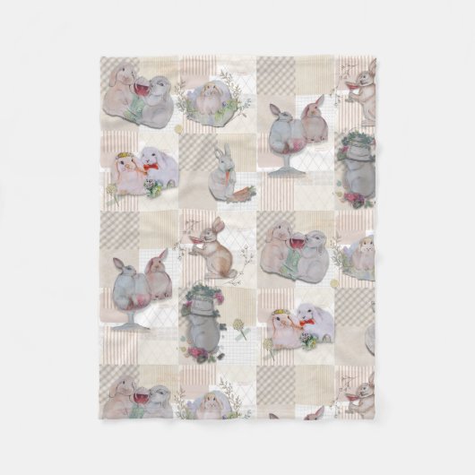 Pipa & Marlow Theme Baby Fleece Blanket (Vorderseite)