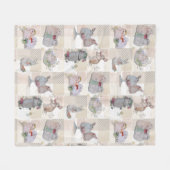 Pipa & Marlow Theme Fleecedecke (Vorderseite (Horizontal))