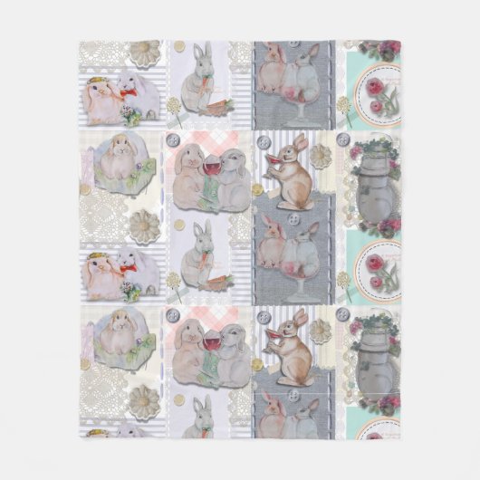Pipa & Marlow Theme Fleecedecke (Vorderseite)