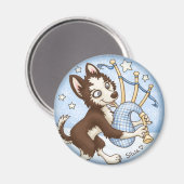 Pipe Band Husky Magnet (Vorderseite/Rückseite)