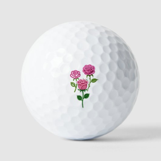 Pipe Cleaner Flower Golfball (Vorderseite)