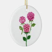 Pipe Cleaner Flower Keramik Ornament (Rechts)