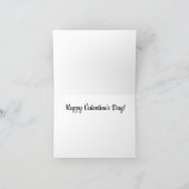 Pipe cleaner Herzkarte Valentinstag Karte (Innenseite)