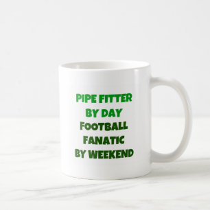 Pipe Fitter by Day Football Fanatic by Weekend Kaffeetasse