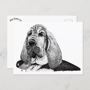 Pipe Hound Postkarte