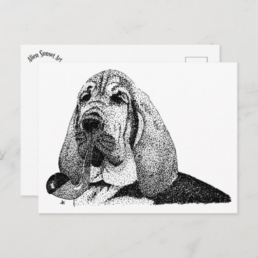 Pipe Hound Postkarte (Vorne/Hinten)