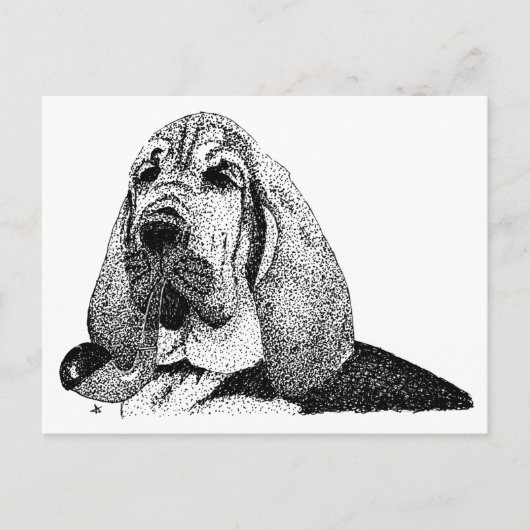 Pipe Hound Postkarte (Vorderseite)
